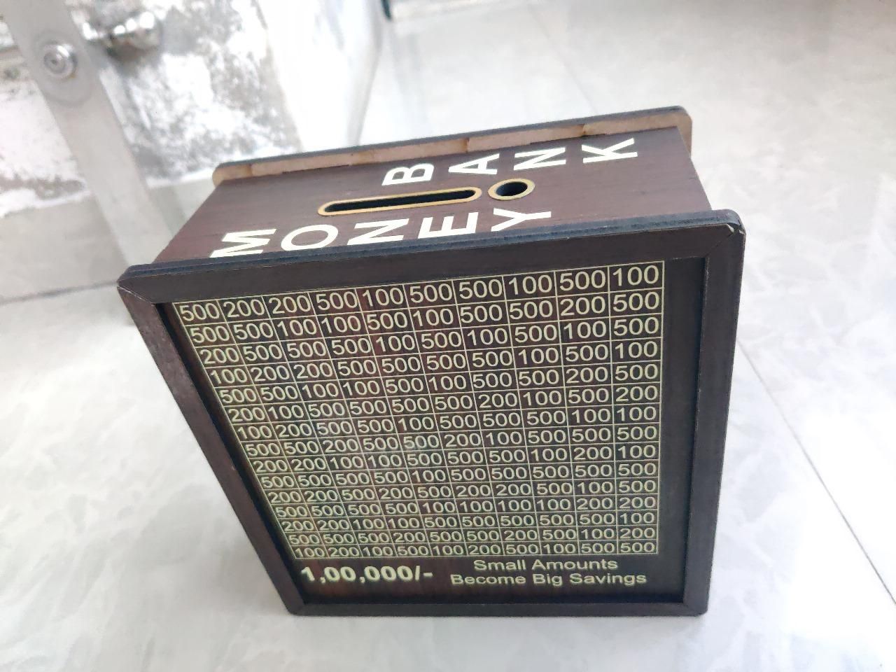 One lakh Rupees Saving Challenge Box