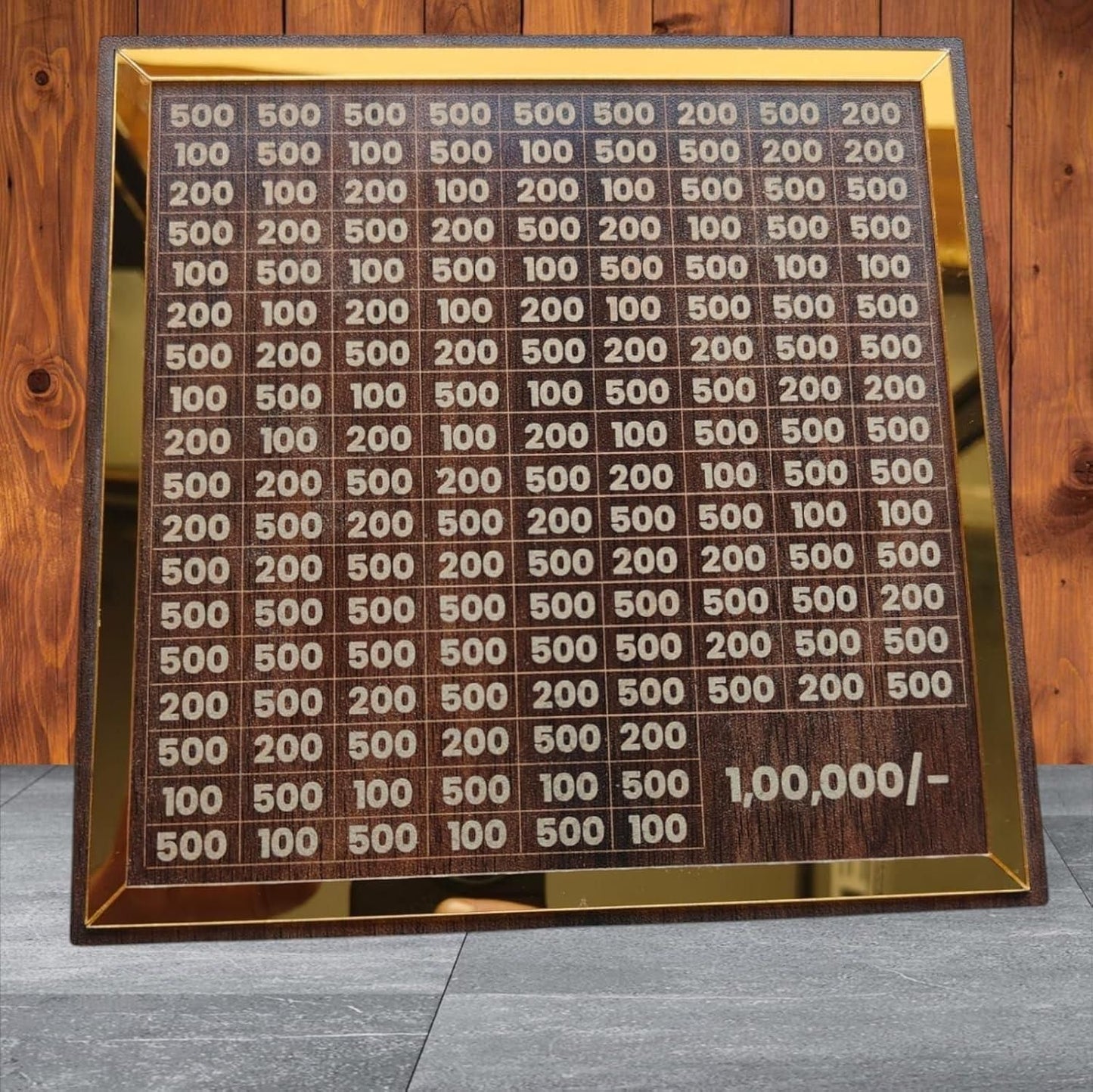 One lakh Rupees Saving Challenge Box